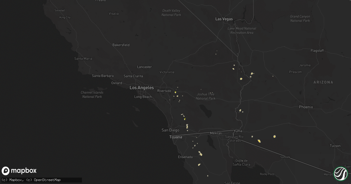 Hail map on September 8, 2015
