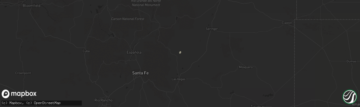 Hail map in Rainsville, NM on September 8, 2018