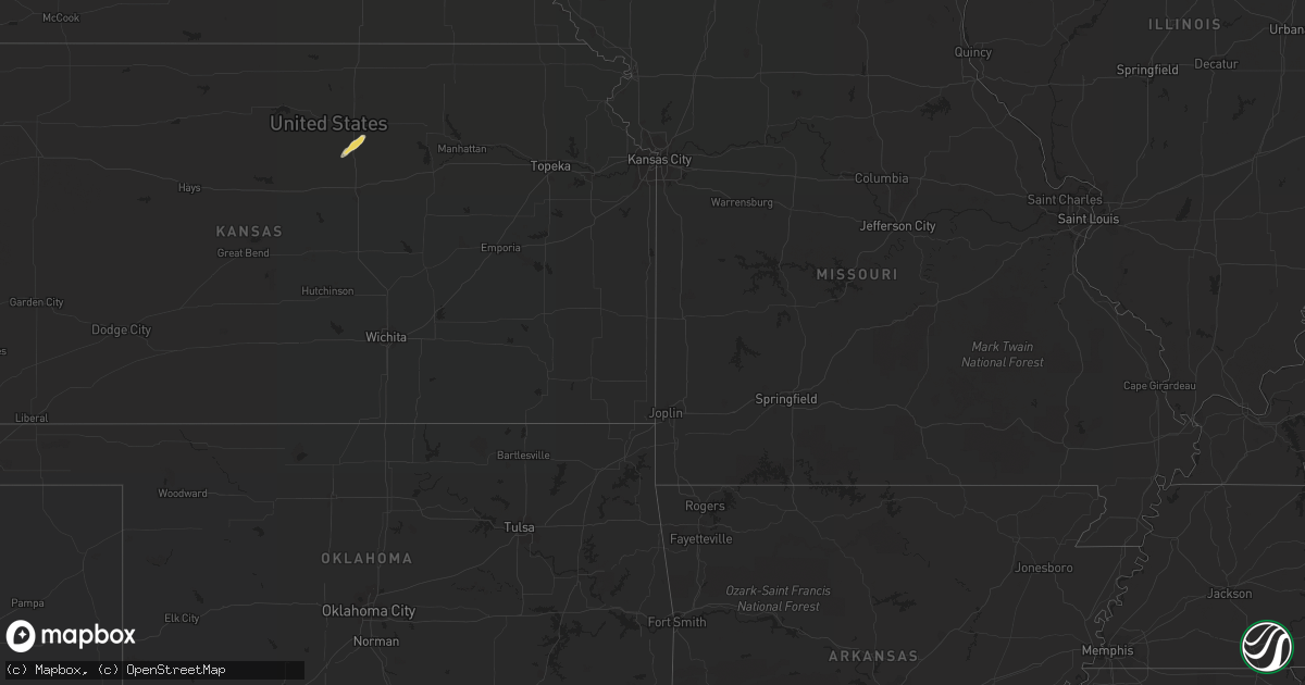Hail map in Utah on September 8, 2019