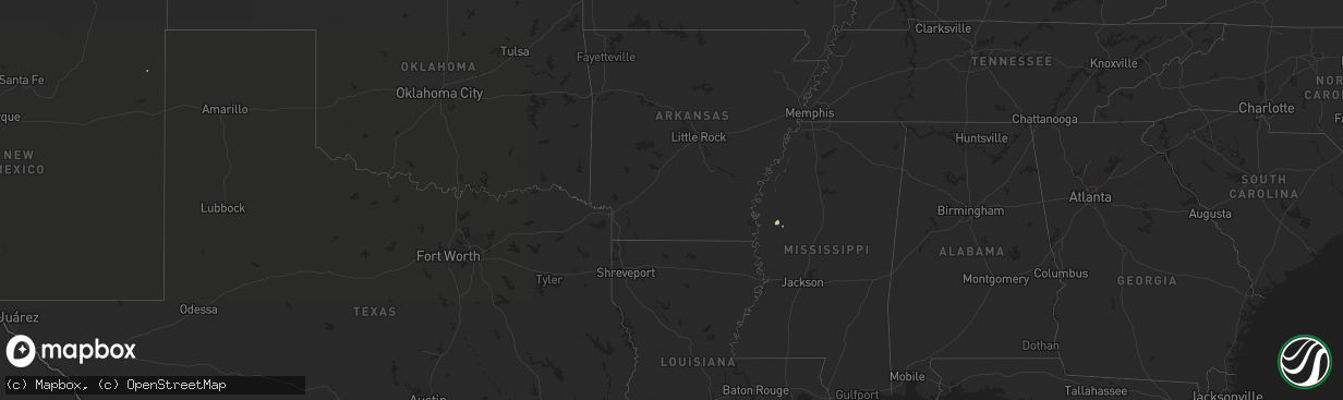 Hail map on September 8, 2019