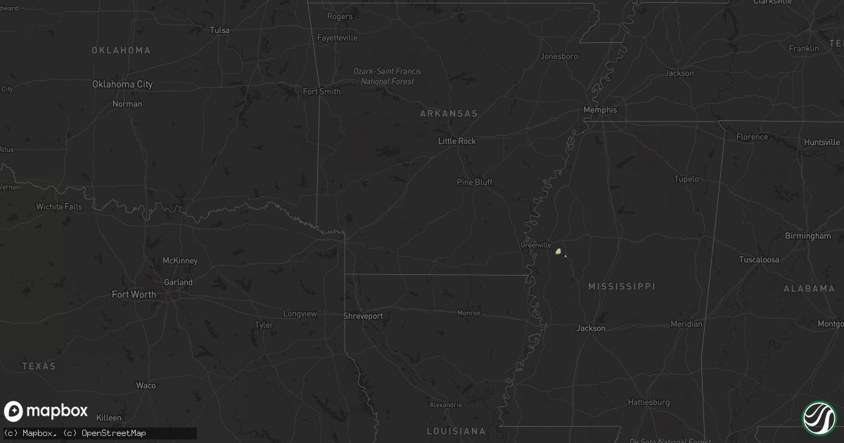 Hail map on September 8, 2019