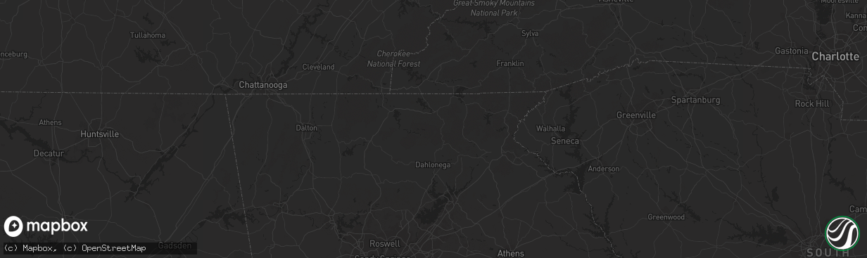 Hail map in Rutherford, NJ on September 8, 2023