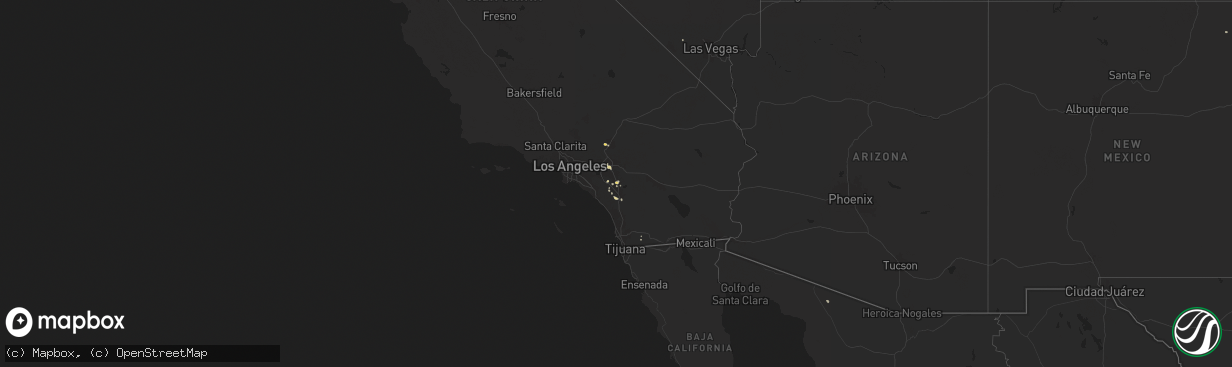 Hail map on September 8, 2024