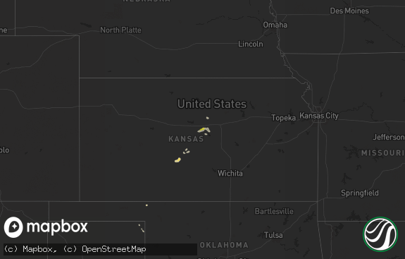 Hail map preview on 09-08-2025