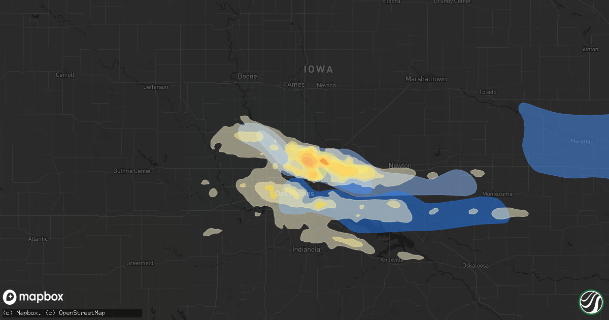 Hail map in Ankeny, IA on September 8, 2026