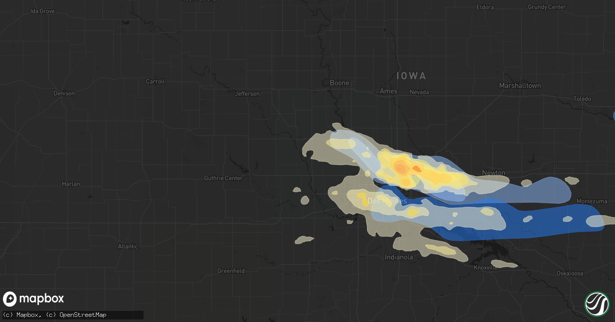 Hail map in Minburn, IA on September 8, 2026