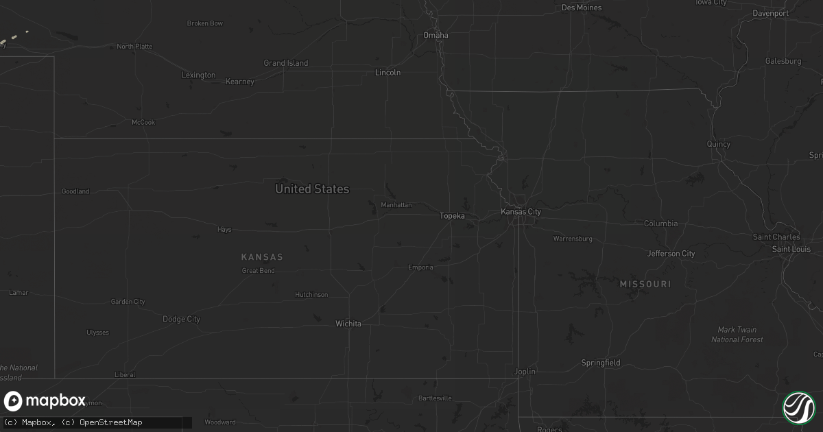 Hail map on September 9, 2013