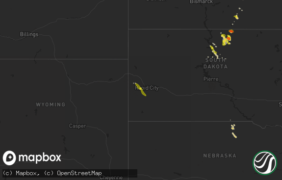 Hail map preview on 09-09-2018