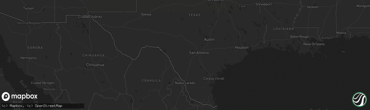 Hail map on September 9, 2021