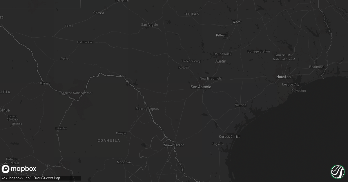 Hail map on September 9, 2021