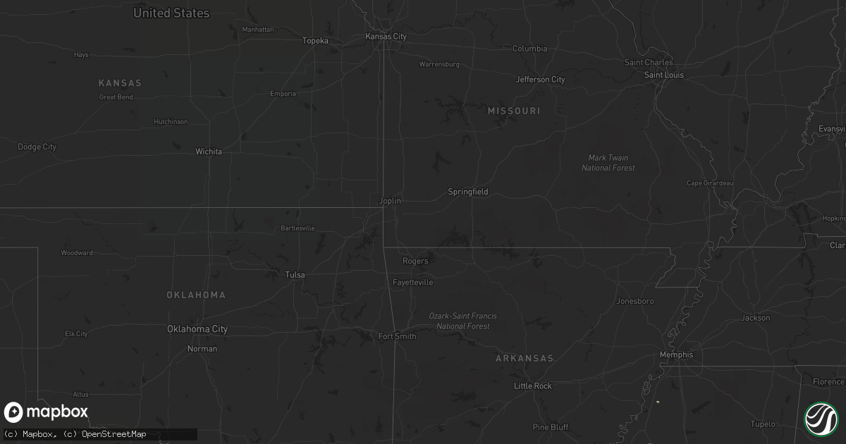Hail map in Mississippi on September 9, 2022