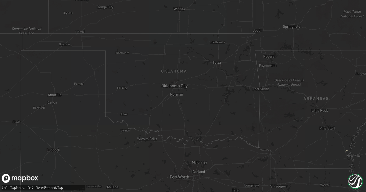 Hail map on September 9, 2022