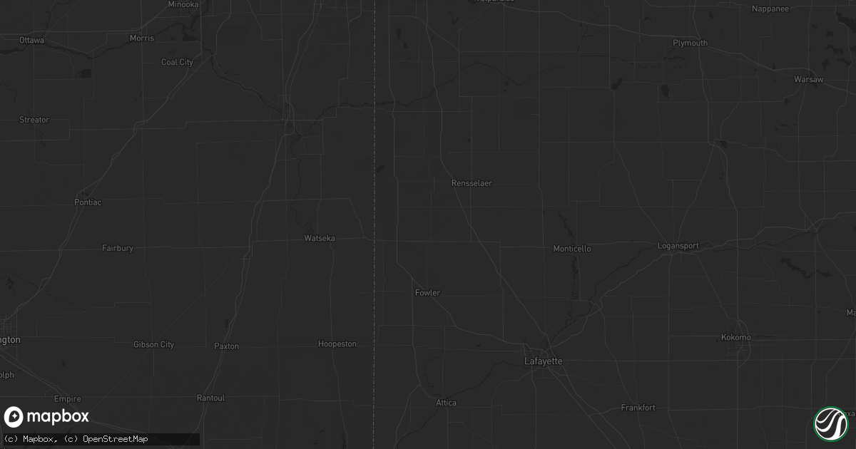Hail map in Callaway, NE on September 9, 2023