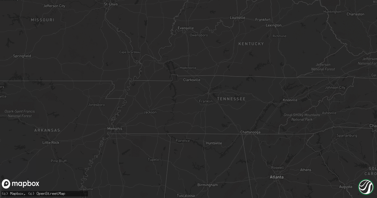 Hail map in West Virginia on September 9, 2023