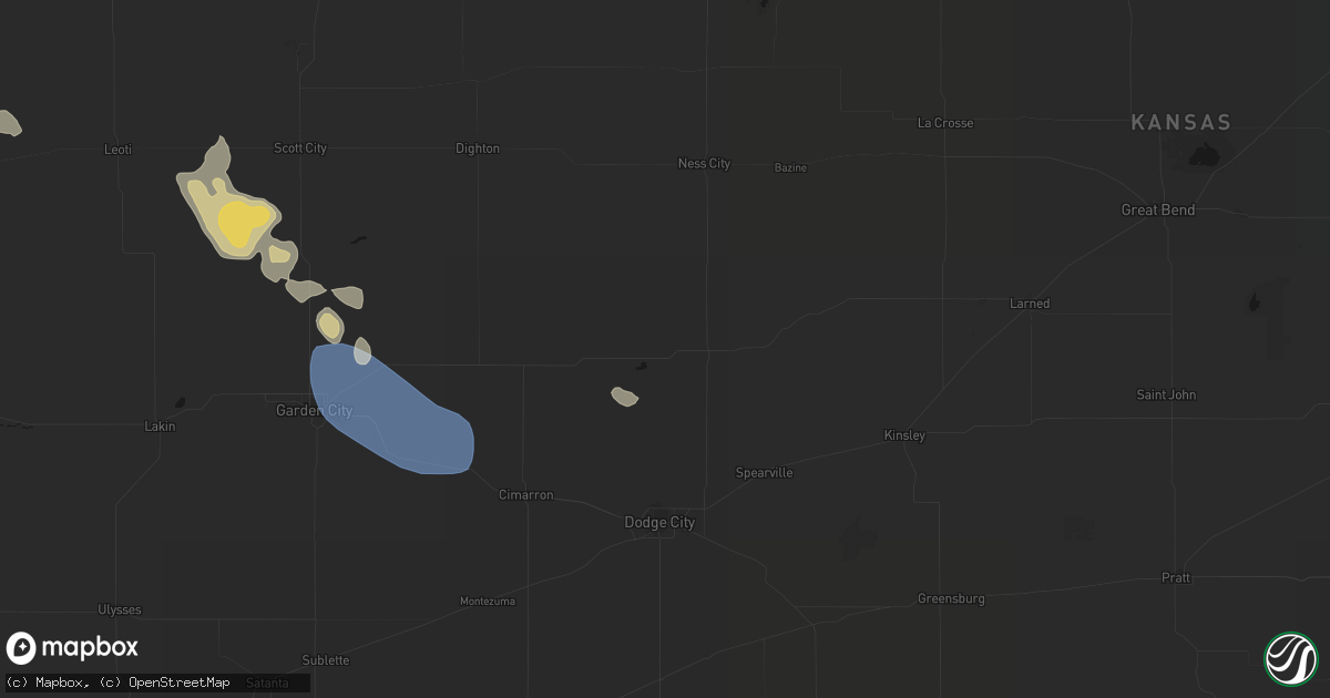 Hail map in Jetmore, KS on September 9, 2026