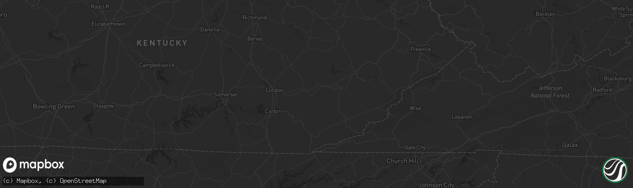 Hail map in Brandon, VT on September 10, 2016