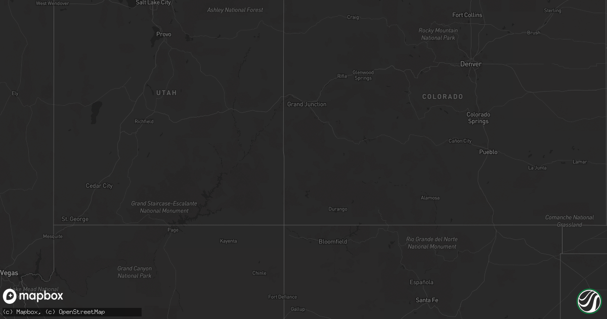 Hail map in Arizona on September 10, 2017