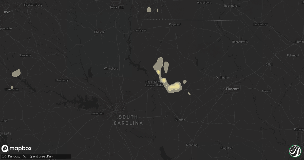 Hail map in Raeford, NC on September 10, 2018
