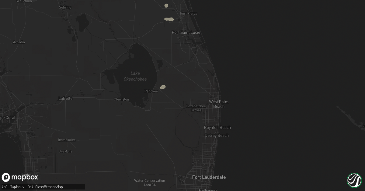 Hail map in Loxahatchee, FL on September 10, 2021