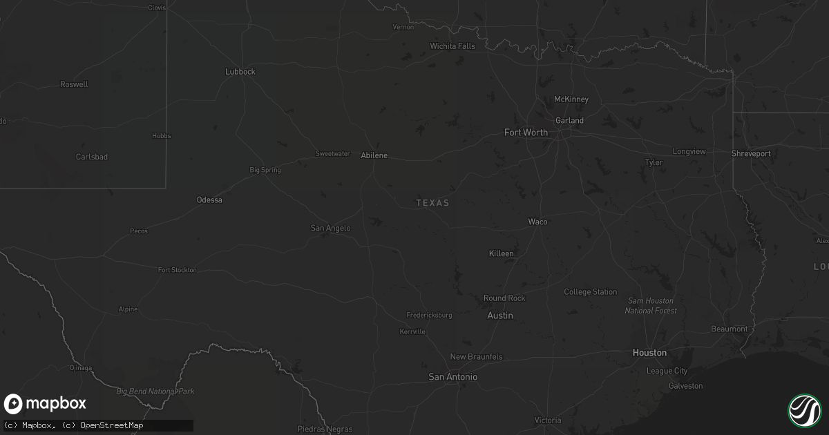 Hail map on September 10, 2022