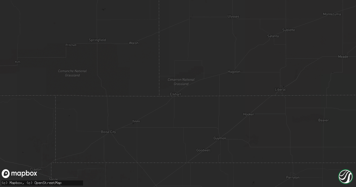 Hail map in Harrisburg, NE on September 10, 2023
