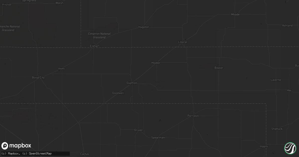 Hail map in Holcomb, KS on September 10, 2023
