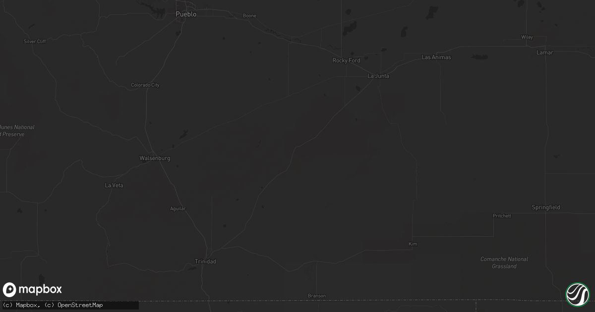 Hail map in Jay Em, WY on September 10, 2023