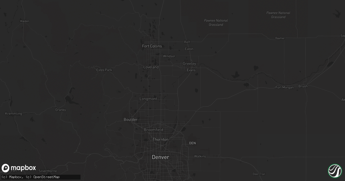 Hail map in Lakin, KS on September 10, 2023