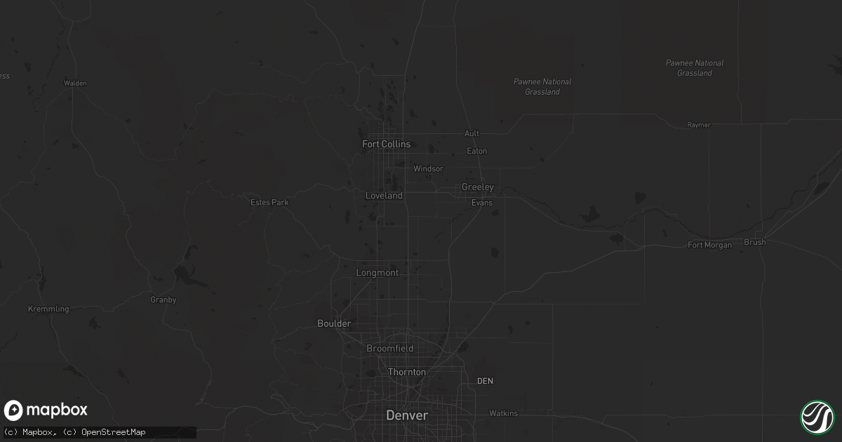 Hail map in Marienthal, KS on September 10, 2023
