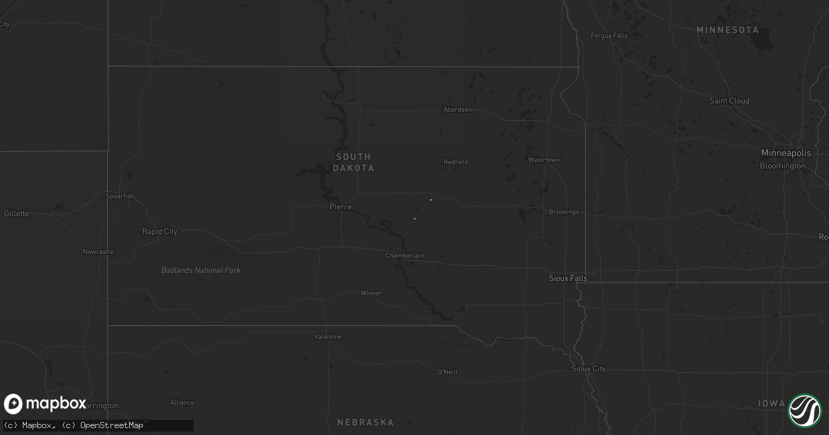 Hail map on September 10, 2024