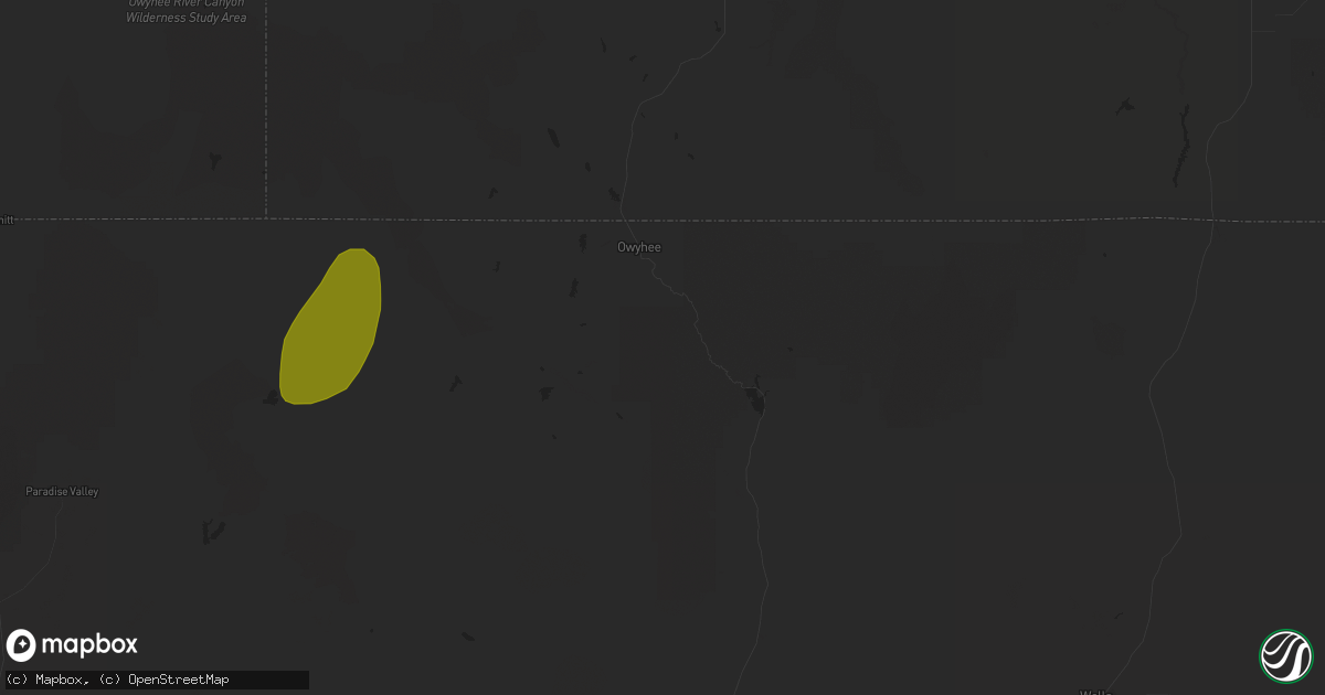 Hail map in Mountain City, NV on September 10, 2025