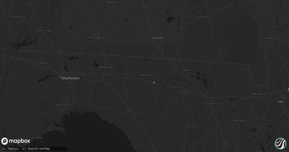 Hail map in Madison, FL on September 10, 2026