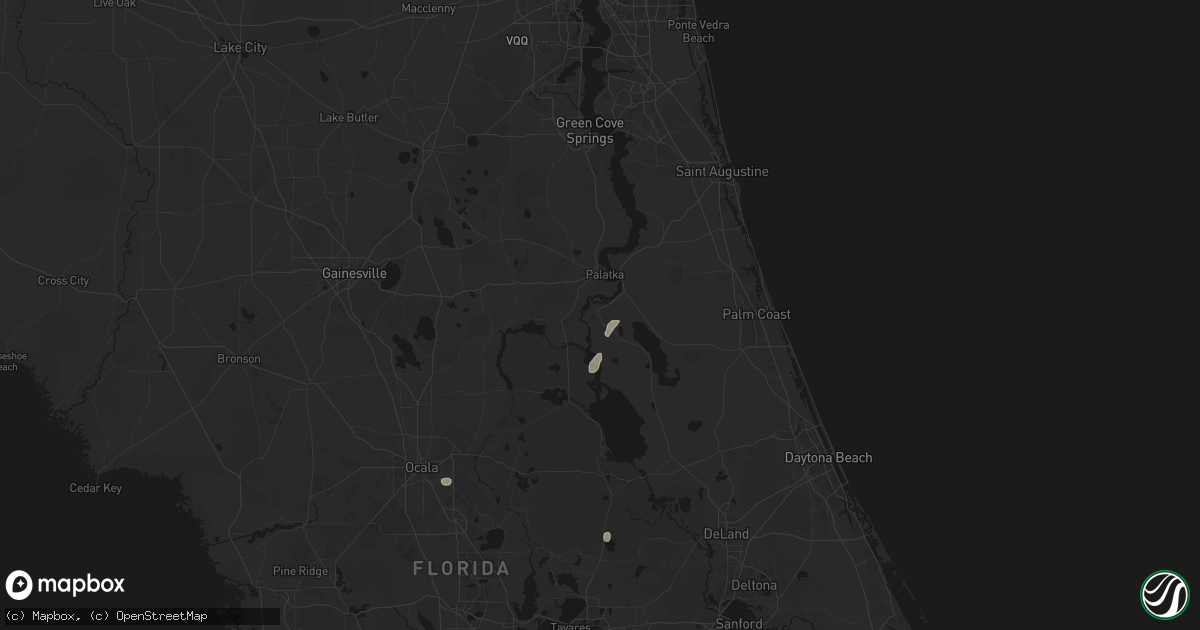 Hail map in Satsuma, FL on September 10, 2026