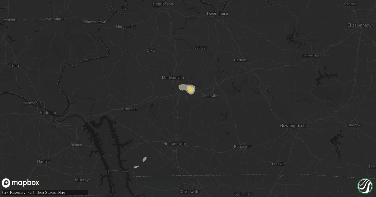 Hail map in White Plains, KY on September 10, 2026