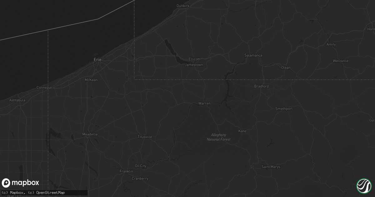 Hail map in Pittsburgh, PA on September 11, 2013