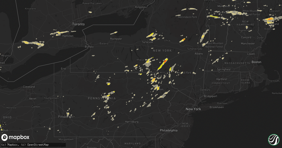 Hail map on September 11, 2013