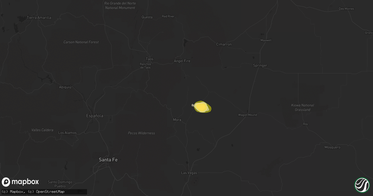 Hail map in Guadalupita, NM on September 11, 2014