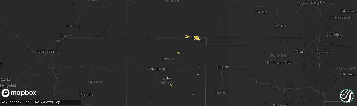 Hail map on September 11, 2014