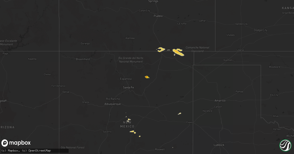 Hail map on September 11, 2014