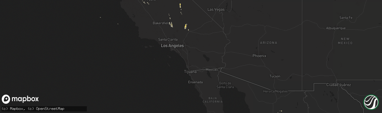 Hail map on September 11, 2017