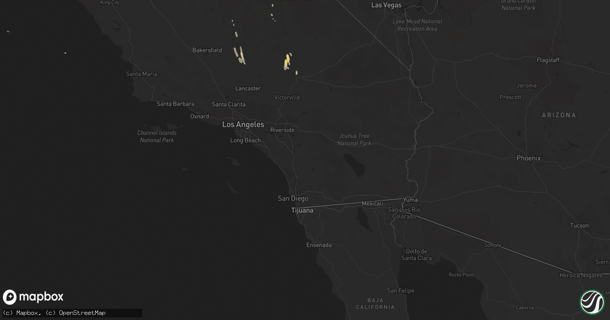 Hail map on September 11, 2017