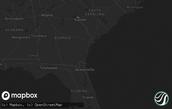 Hail map preview on 09-11-2020