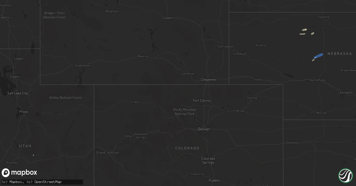 Hail map in Utah on September 11, 2021