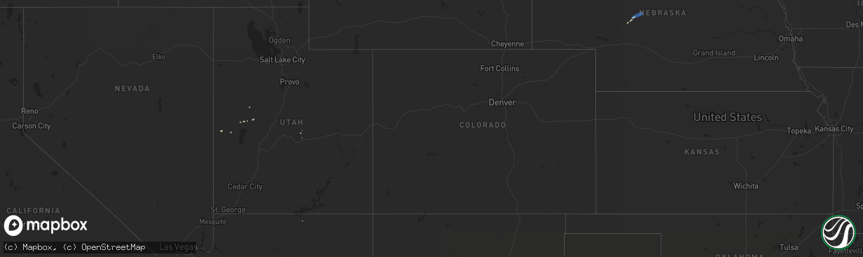 Hail map on September 11, 2021