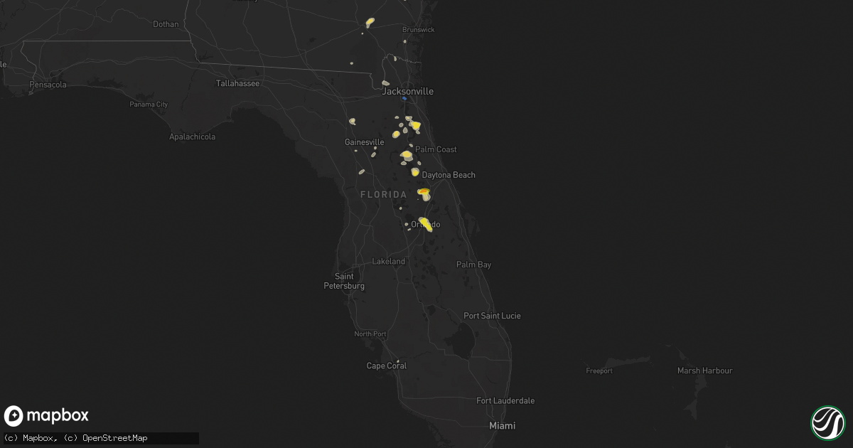 Hail map on September 11, 2023