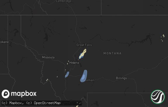 Hail map preview on 09-11-2024