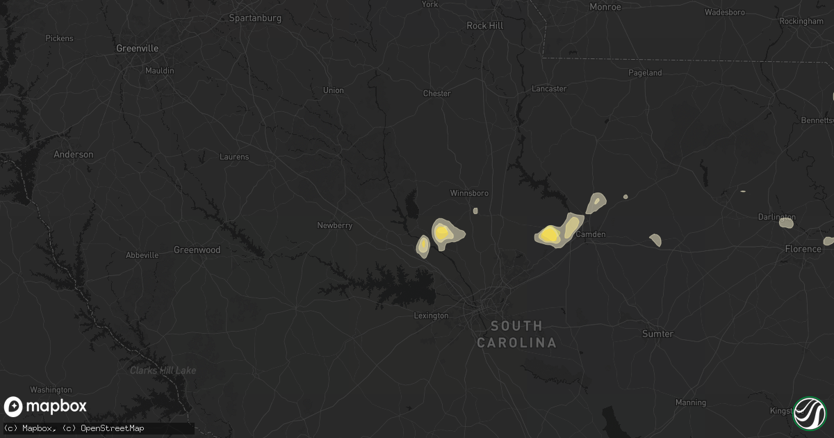 Hail map in Jenkinsville, SC on September 11, 2026