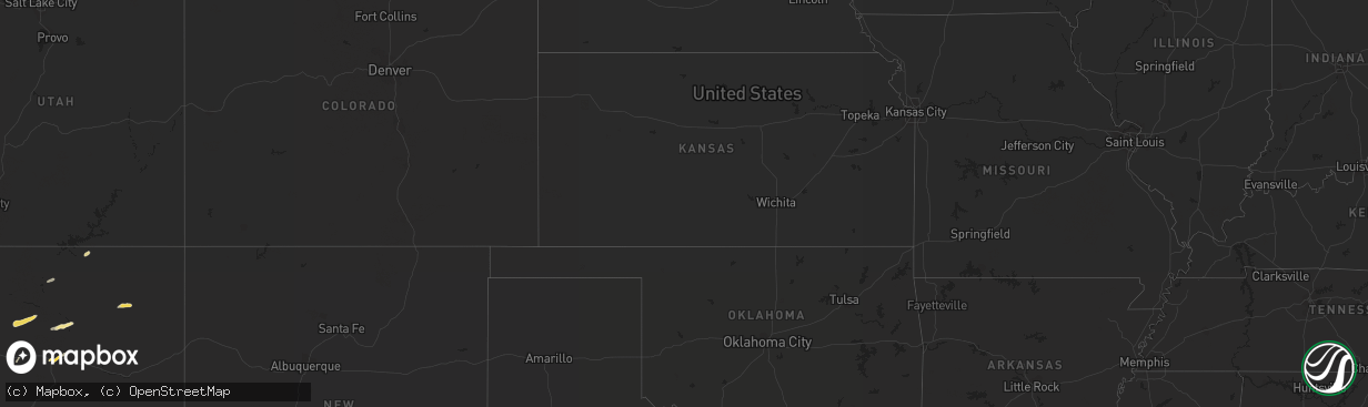 Hail map in Arizona on September 12, 2011