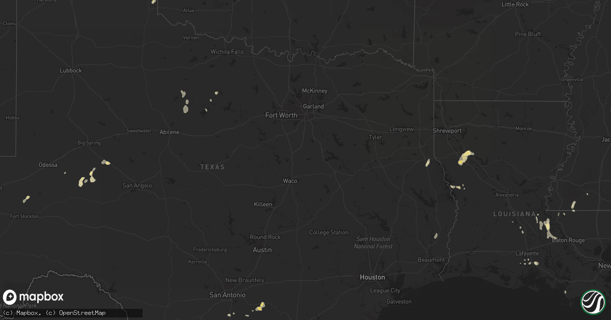 Hail map in Mississippi on September 12, 2012