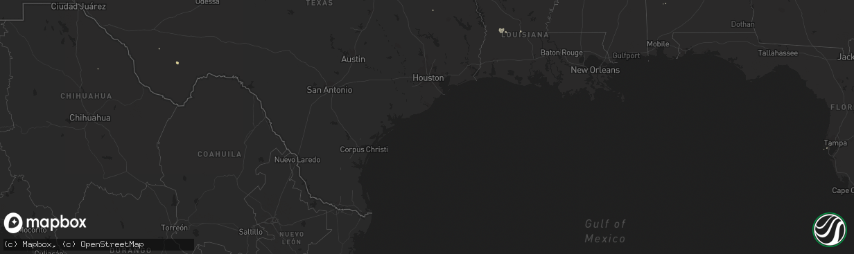 Hail map on September 12, 2014